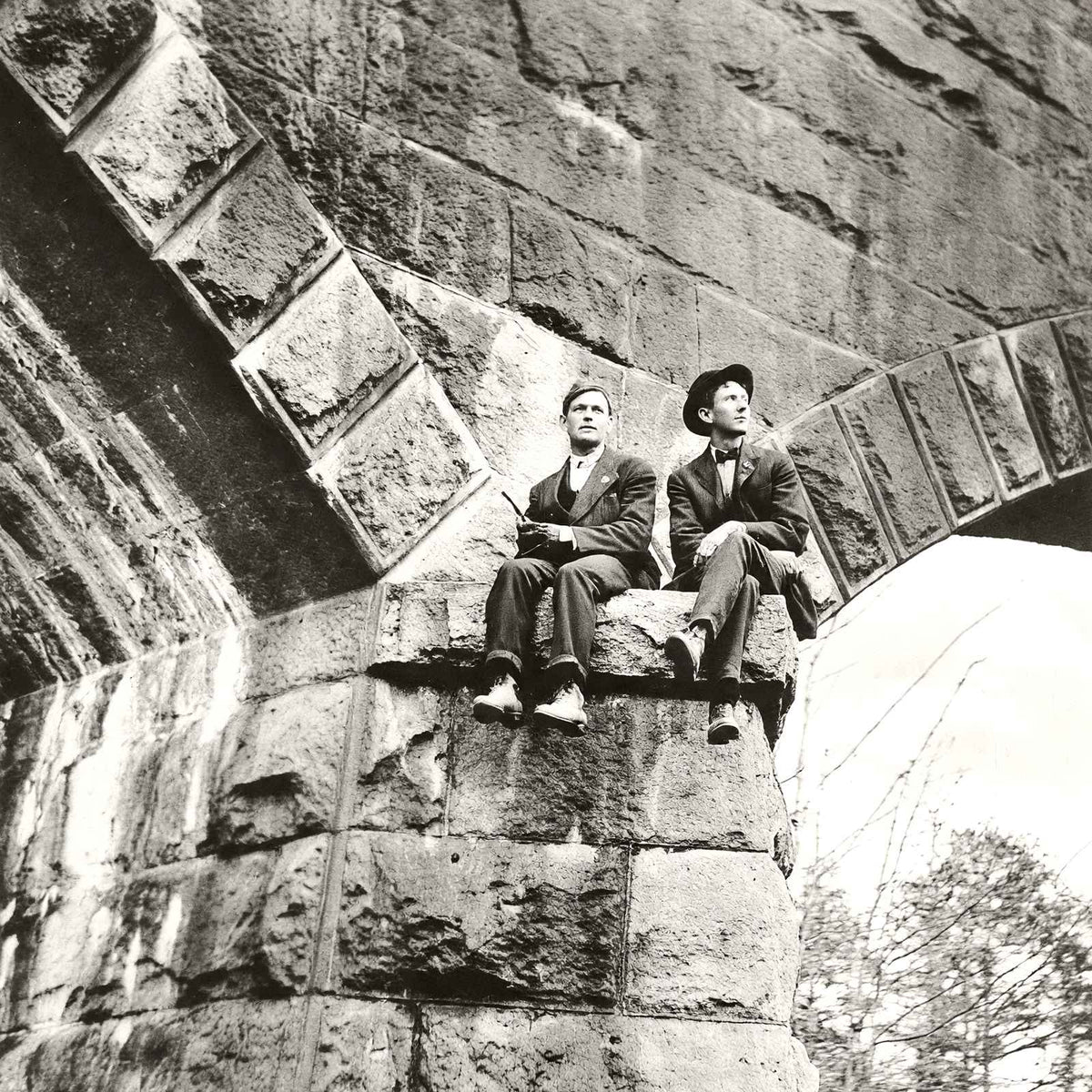 Rock Bridge on W.N.C.R.R., Salisbury, NC 1905 vintage print