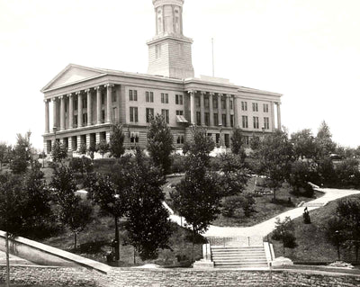 Historic State Capitol Nashville TN in 1906 vintage photo print