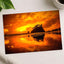 Rock Island Blazing Sunset by Joshua Earle Photo Print Wall Decor