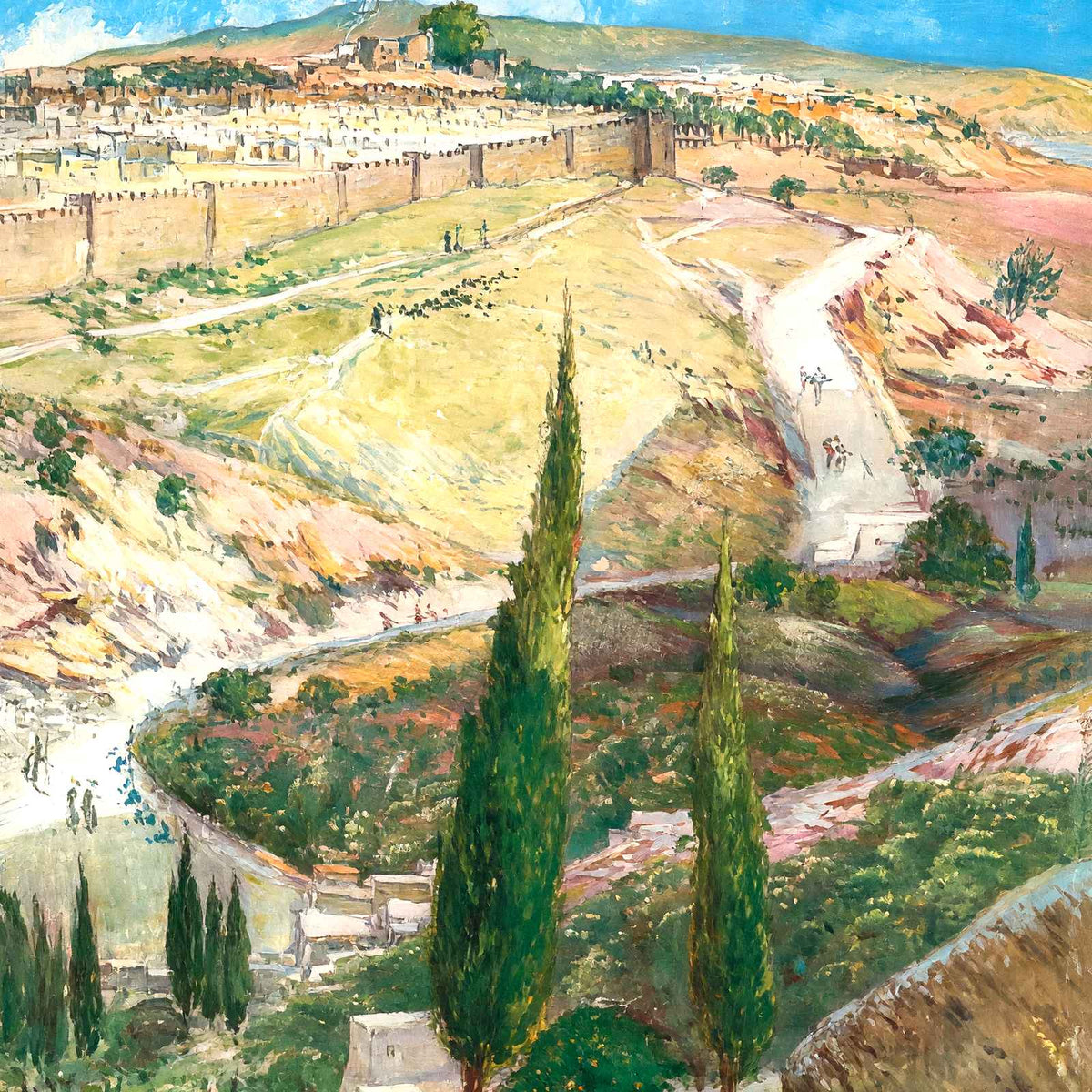Jerusalem from Mount of Olives art print