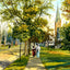 Upper Broad Street, Red Bank, NJ in 1910 art print