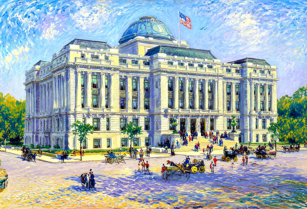New City Hall, Newark, NJ in 1905 art print