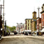 Fayetteville St Toward Capitol, Raleigh, NC vintage print