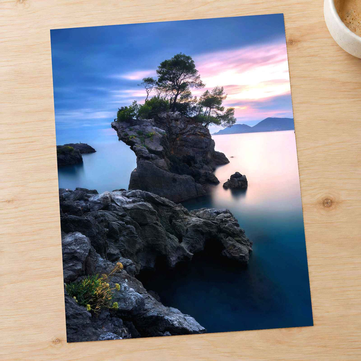 Water Surrounded by Rocks and Trees by Riccardo Cervia Photo Print Wall Decor