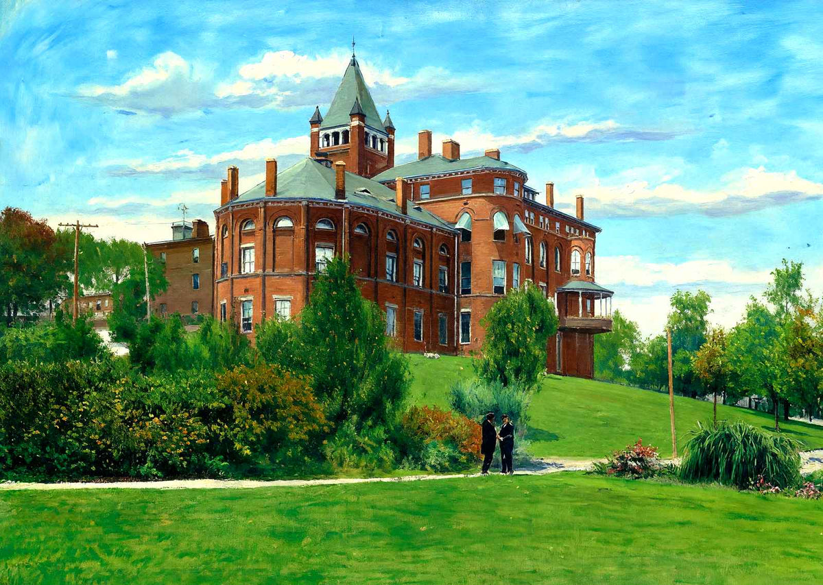 Science Hall, UT Knoxville, TN in 1907 art print