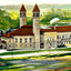 Carnegie Library Schenley Park, Pittsburgh PA art print