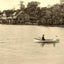 Lake at Lakemont Park, Altoona, PA 1906 vintage photo print