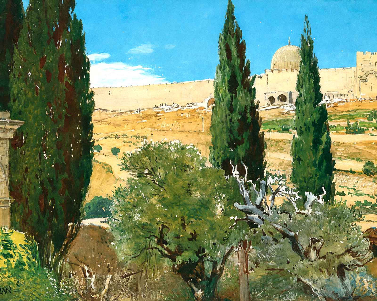 Garden of Gethsemane, Jerusalem art print