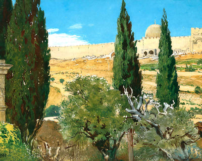 Garden of Gethsemane, Jerusalem art print