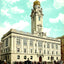 City Hall, Paterson, NJ in 1905 vintage print