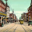 Hamilton Street, Allentown, PA in 1907 vintage print