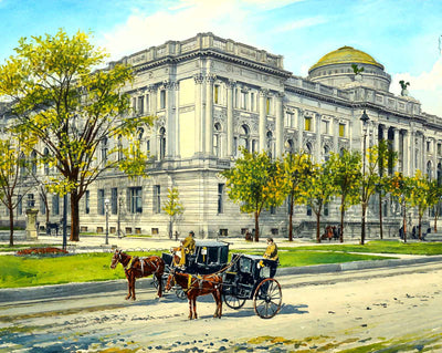 Public Library & Museum, Milwaukee, WI (1905) art print