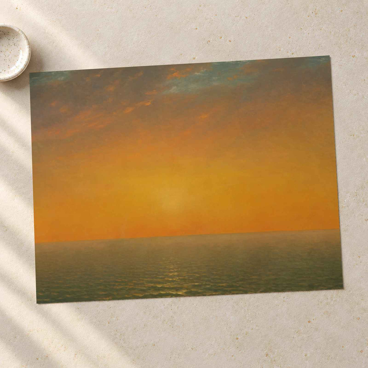Sunset on the Sea art print by John Frederick Kensett (1872)