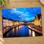 Ghent Canal in Belgium at Night Photo Print Wall Decor