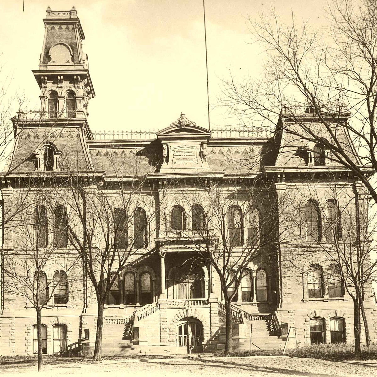 Rock County Court House, Janesville WI (1905) vintage photo print