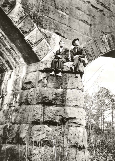Rock Bridge on W.N.C.R.R., Salisbury, NC 1905 vintage print