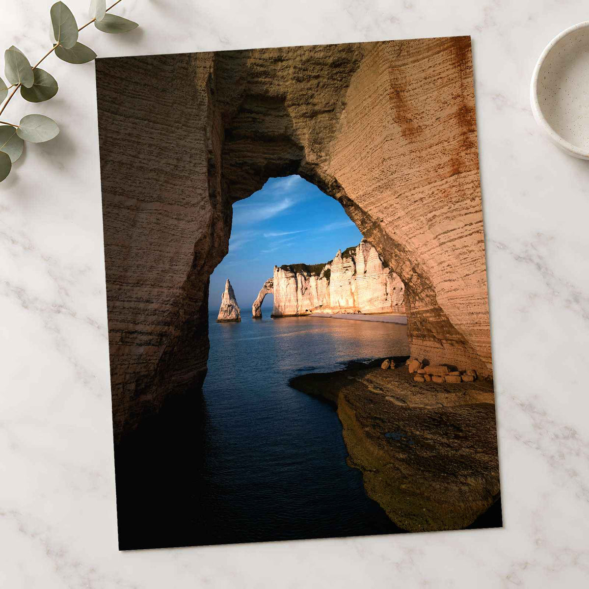 Ocean Cave in Étretat by Mikita Chyrkun Photo Print Wall Decor