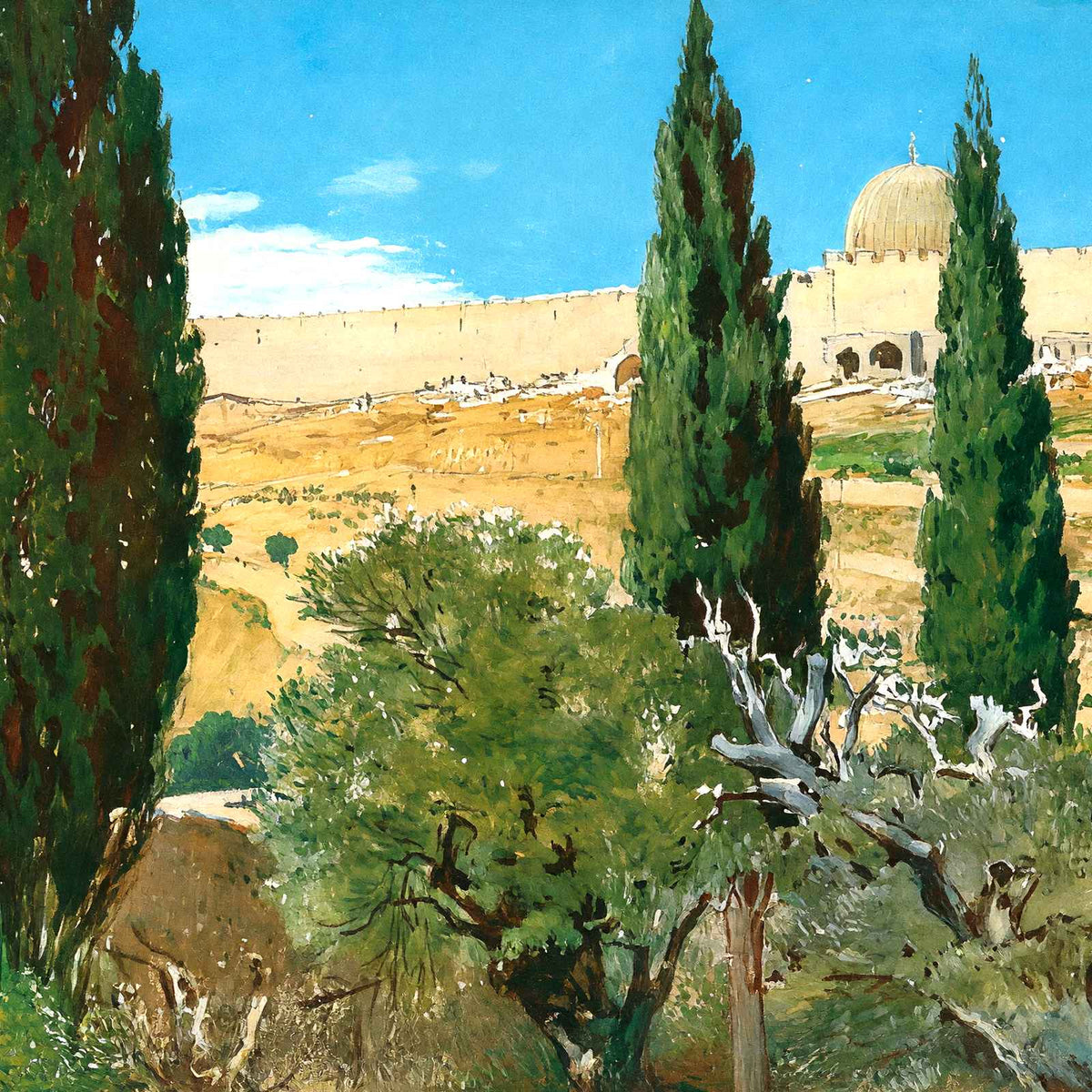 Garden of Gethsemane, Jerusalem art print