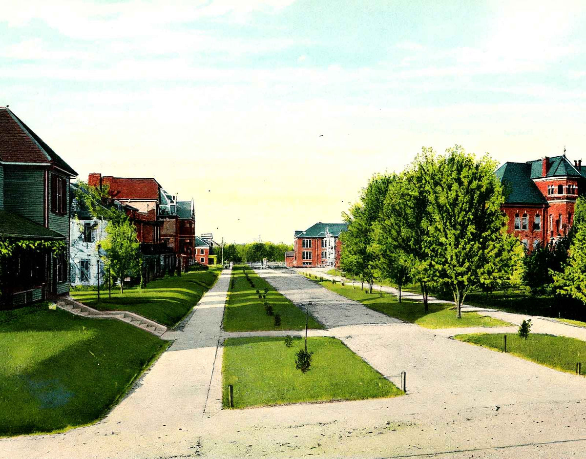 State Normal & Industrial College, NC in 1906 vintage print