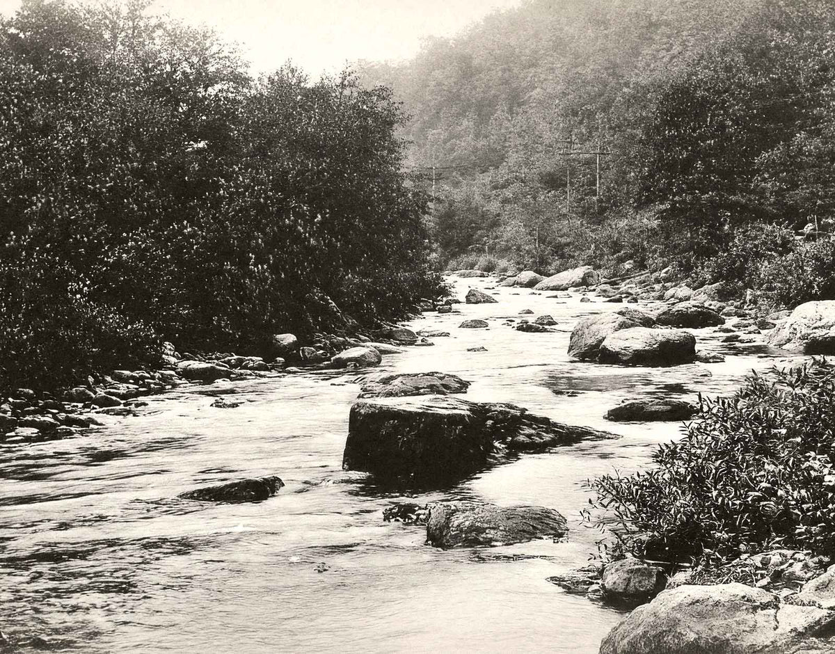 Little Schuylkill River, Tamaqua, PA 1906 photo print