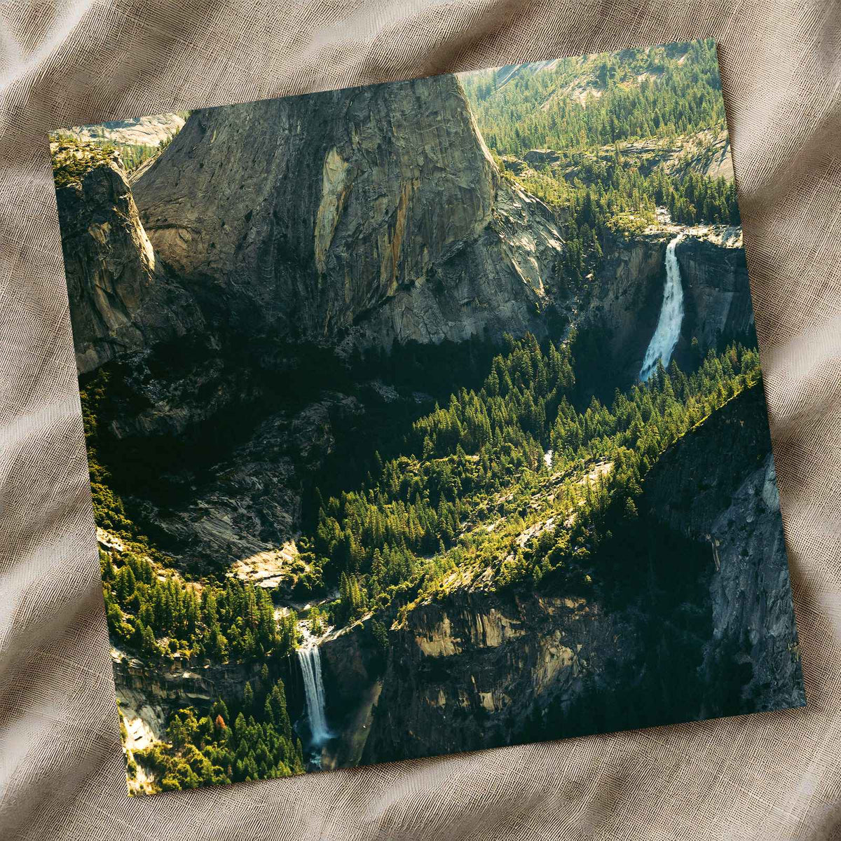 Yosemite National Park Waterfalls Aerial by Yianni Mathioudakis Photo Print Wall Decor