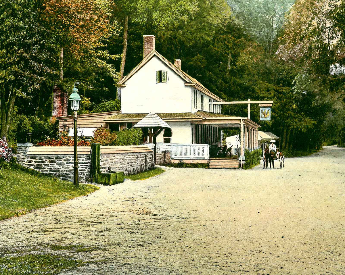 Valley Green Fairmount Park, Philadelphia PA vintage print