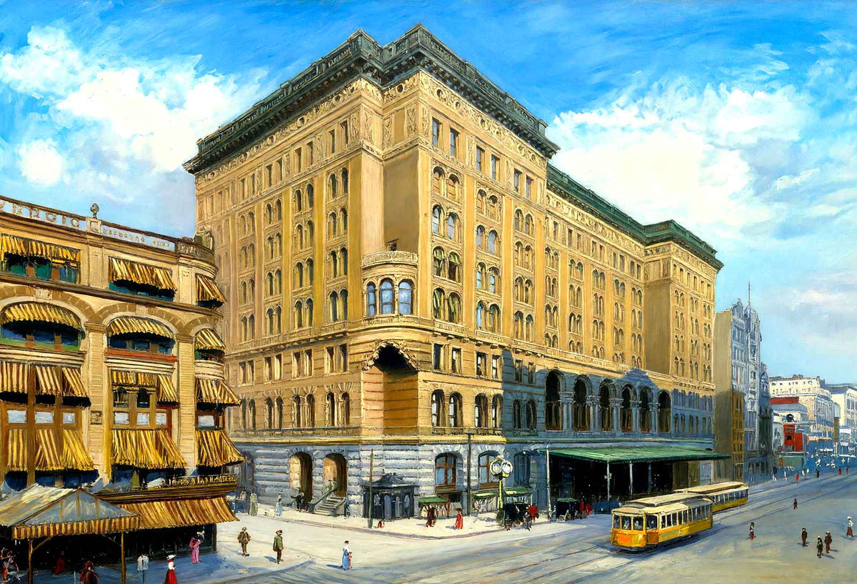 Reading Terminal, Philadelphia PA in 1906 art print