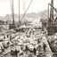 Laying Foundation of Big Dam at Whitney NC vintage photo print