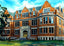 Stephenson Science Hall, Appleton, WI in 1905 painting