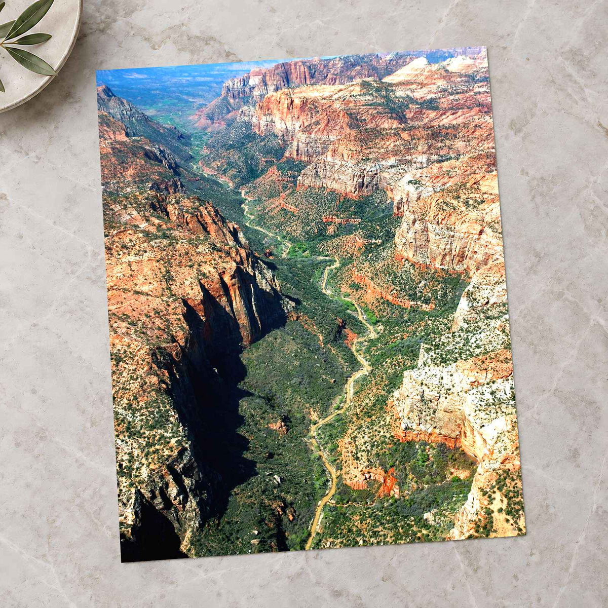Zion National Park in Utah Photo Print Wall Decor