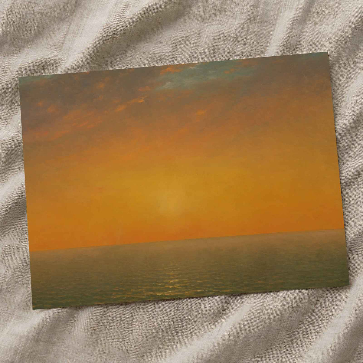 Sunset on the Sea art print by John Frederick Kensett (1872)