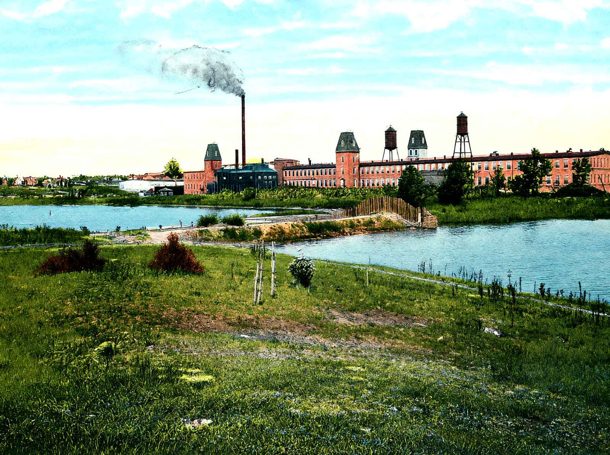 Proximity Mills, Greensboro, NC in 1906 vintage print