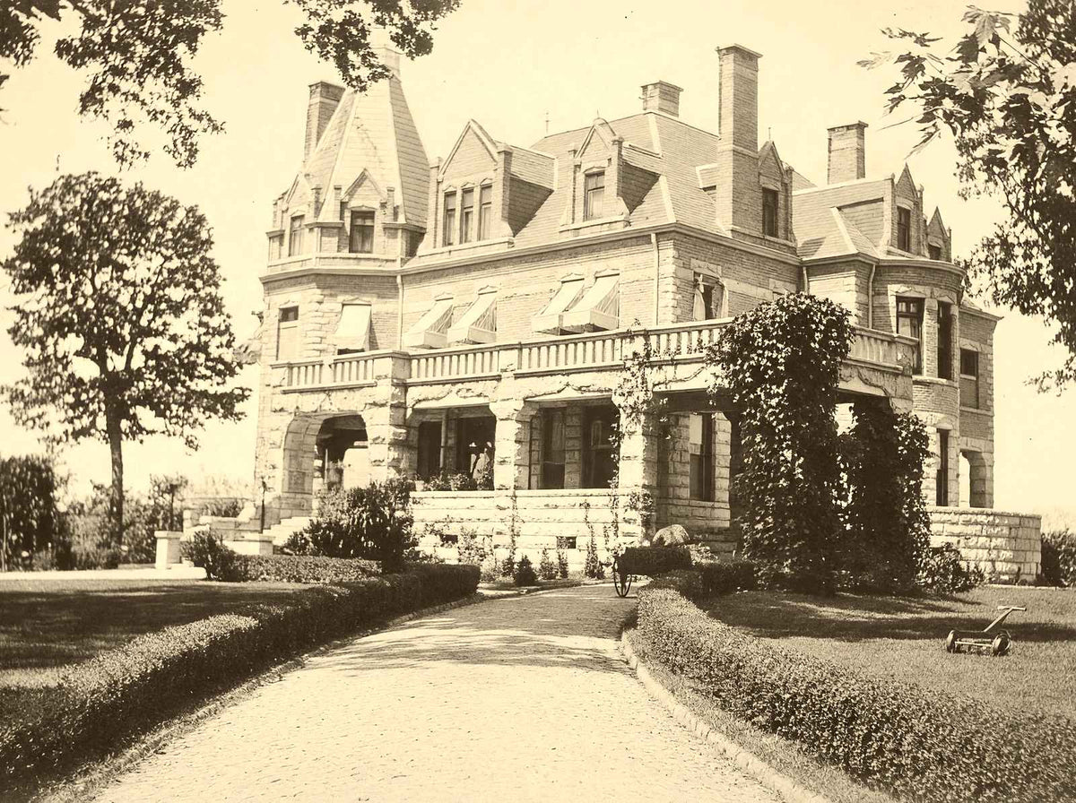 Historic Hambley Residence, Salisbury NC 1905 vintage print
