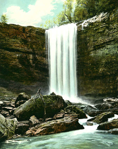 Lula Falls, Lookout Mountain, Chattanooga, TN vintage print