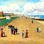Boardwalk, Asbury Park, NJ in 1905 art print