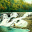 Green River Falls, Hendersonville, NC in 1907 art print