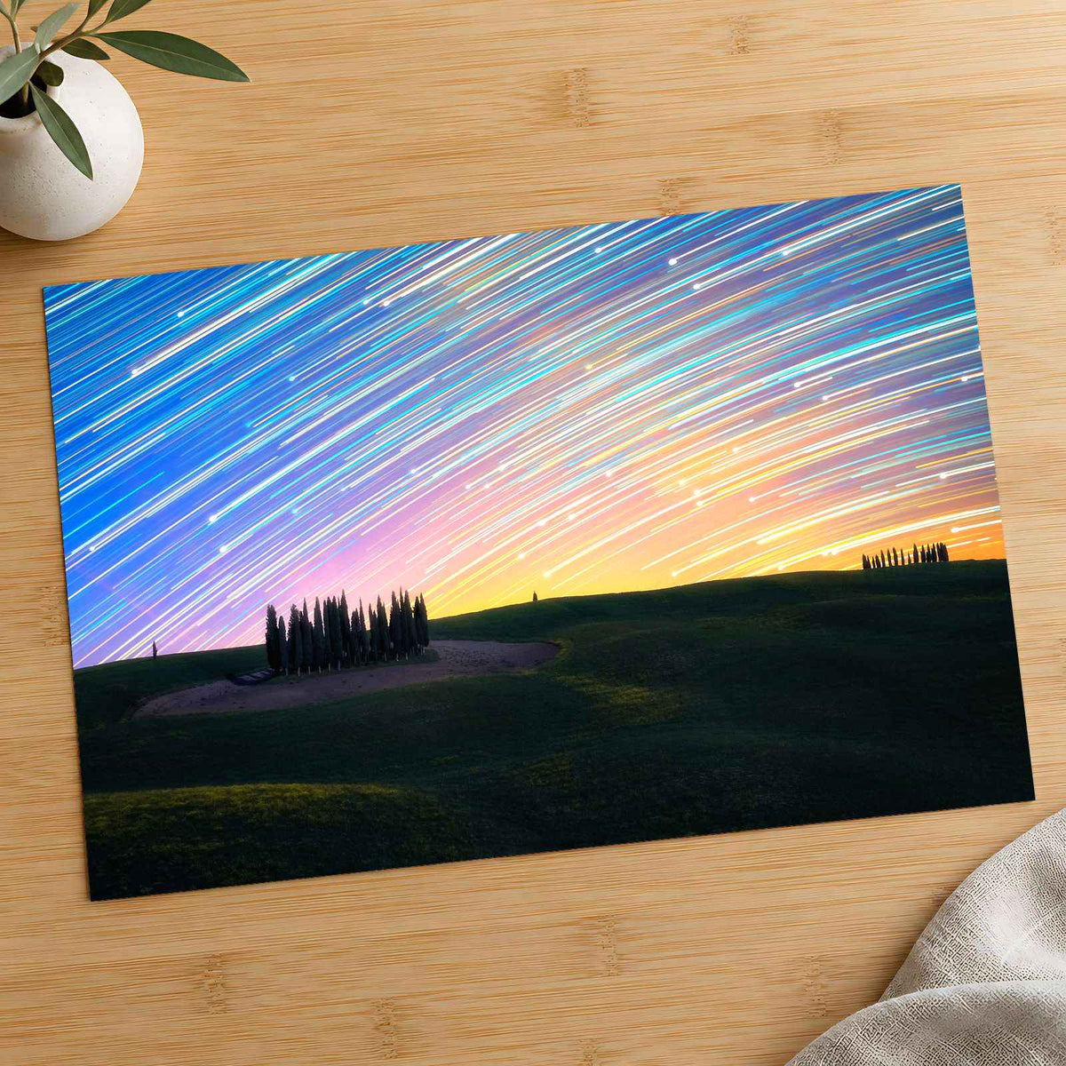 Pienza, Val d'Orcia, Tuscany Stars by Riccardo Cervia Photo Print Wall Decor