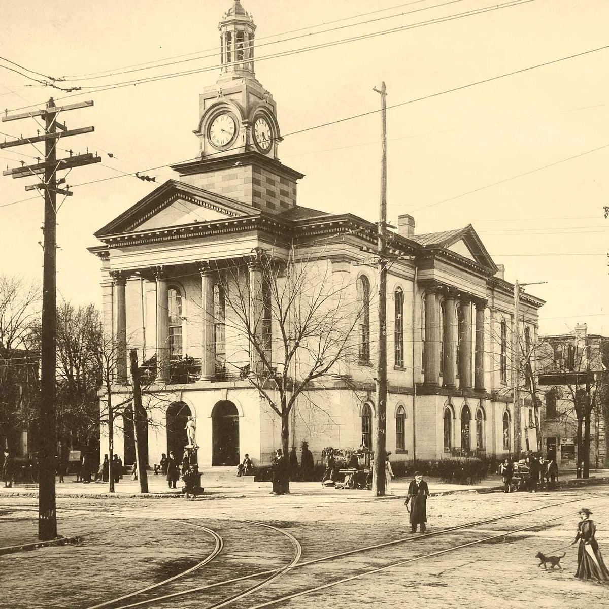 Historic County Court House Greensboro NC photo print