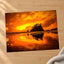 Rock Island Blazing Sunset by Joshua Earle Photo Print Wall Decor