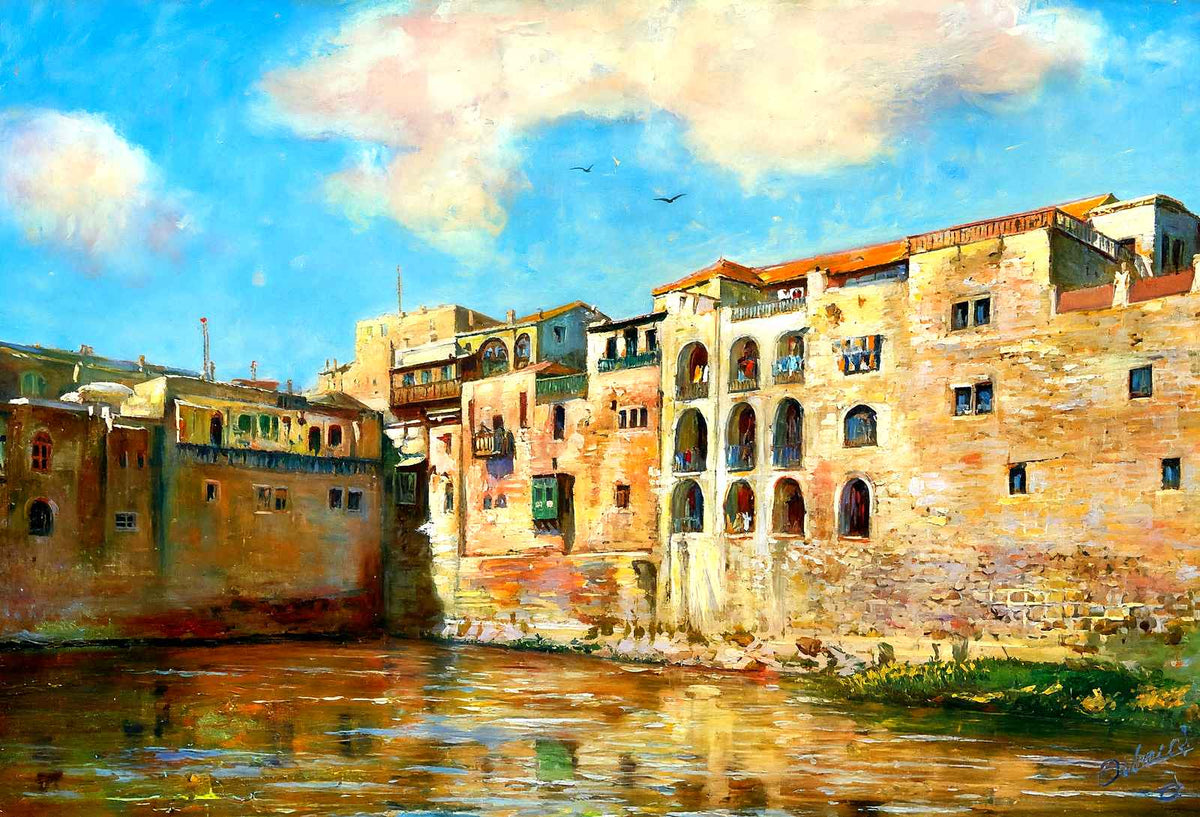 Pool of Hezekiah, Jerusalem art print