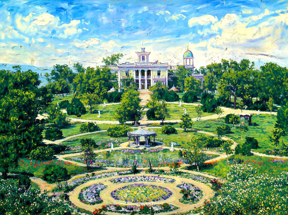 Belmont Park, Nashville, TN in 1908 art print