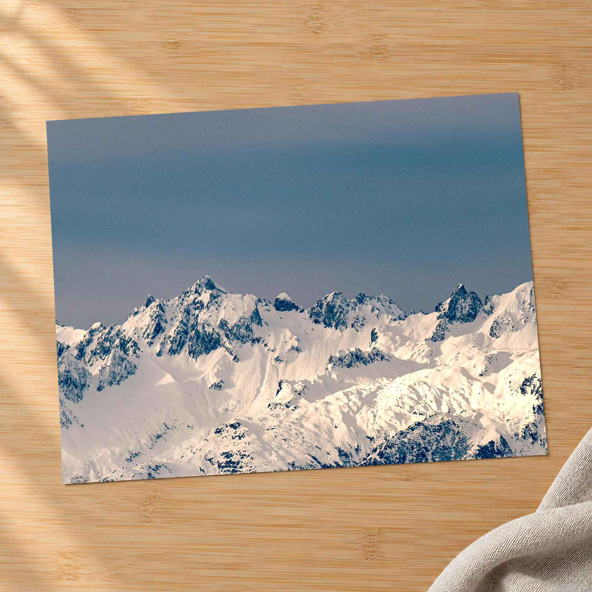 Snowy Alps Mountains by Arnaud Mariat Photo Print Wall Decor