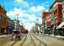 Main Street, Sheboygan, WI in 1907 art print