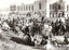 Shaare Zedek Hospital Construction, Jerusalem restored photo print