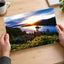 Lake Tahoe Sunset Photo Print Wall Decor