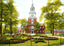 Independence Hall, Philadelphia PA in 1906 vintage print