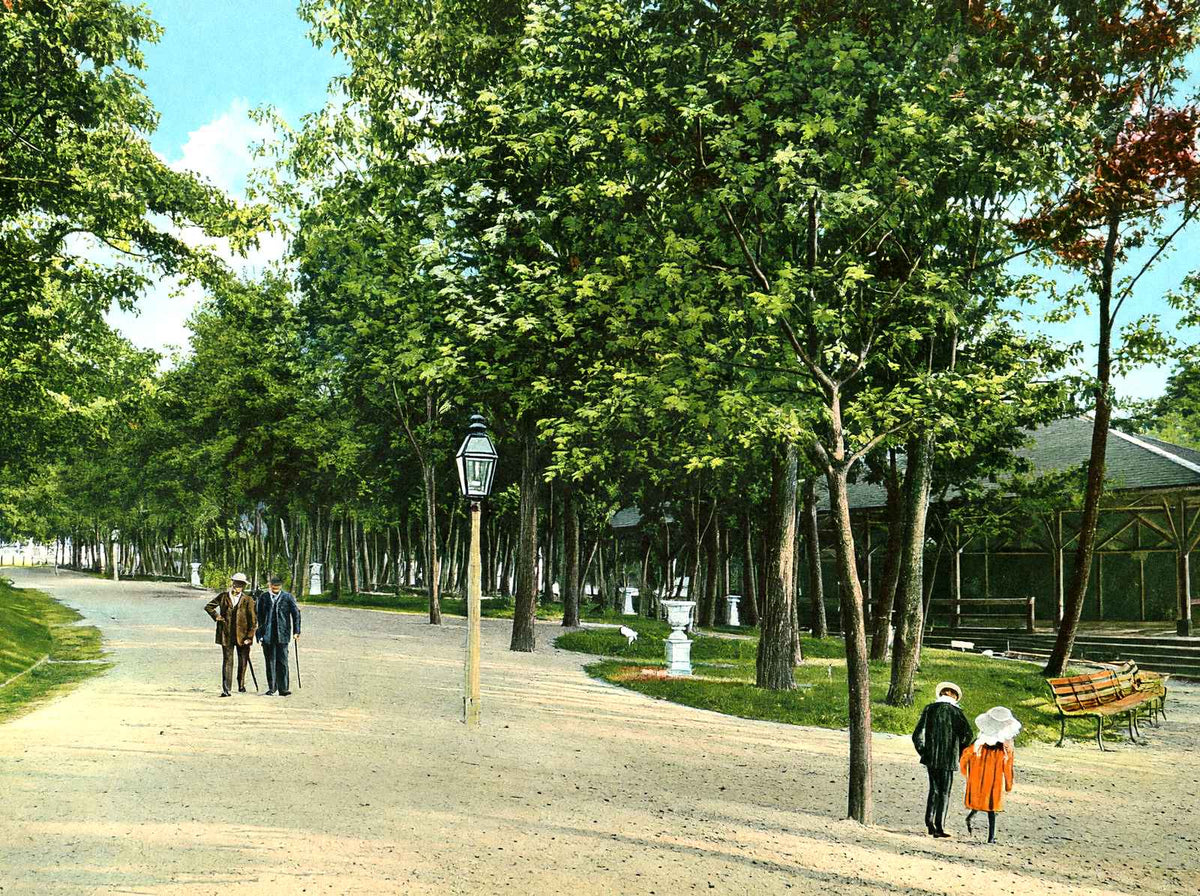 Pen Mar Park, Pen Mar PA in 1908 vintage print