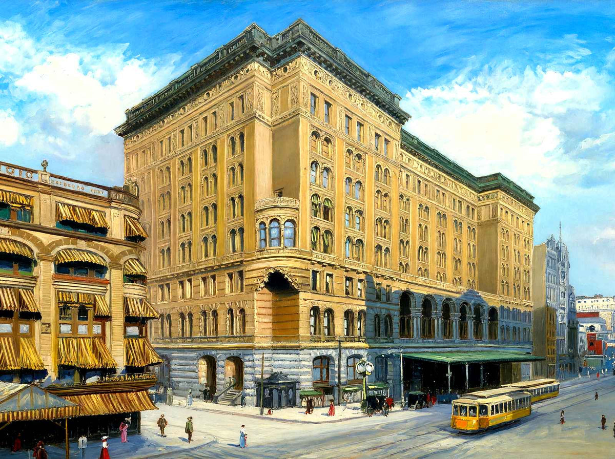 Reading Terminal, Philadelphia PA in 1906 art print