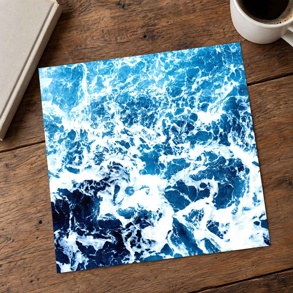 Rough Sea, Strait of Messina Photo Print Wall Decor