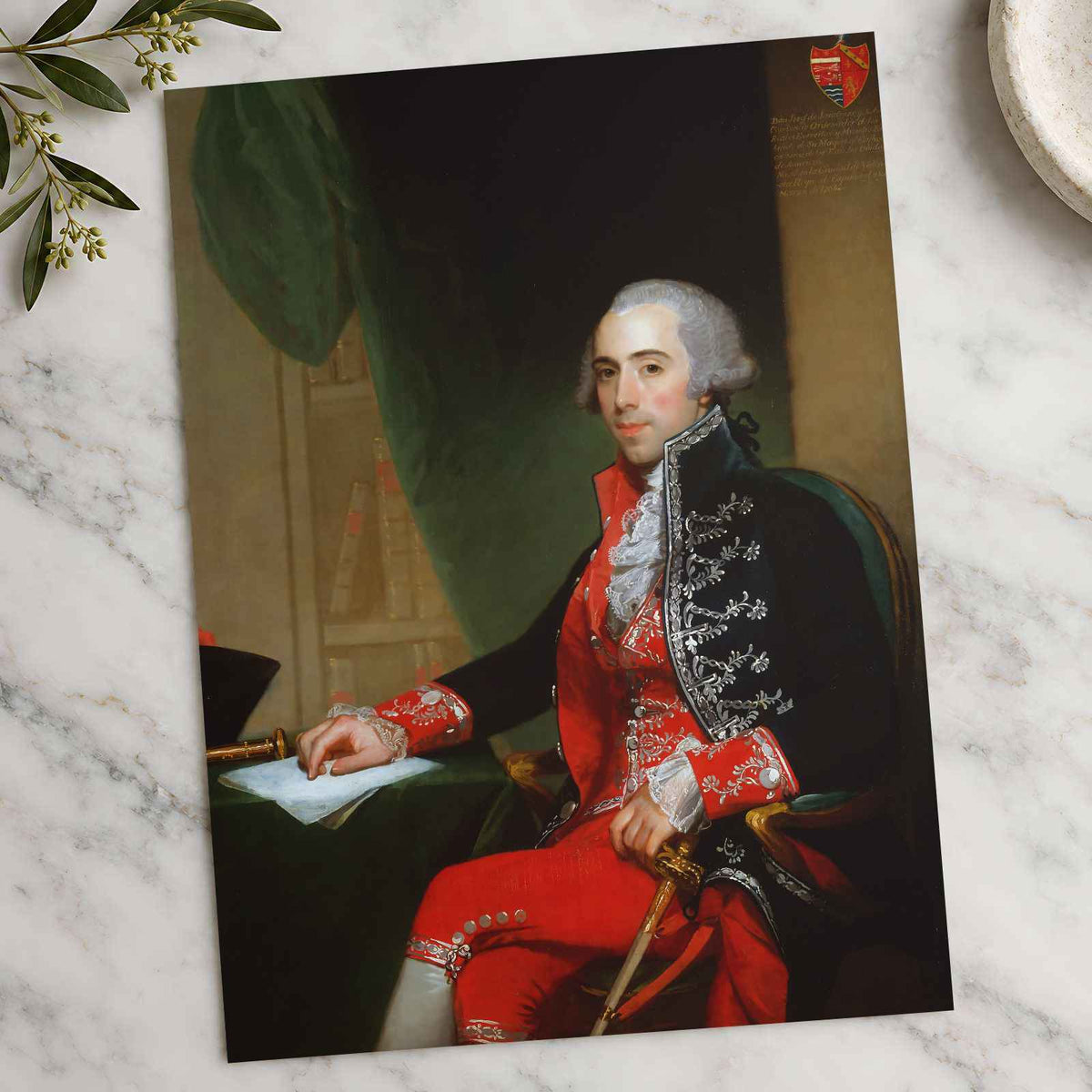 Josef de Jaudenes y Nebot painting by Gilbert Stuart (1794)